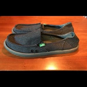 Sanuk slip ons